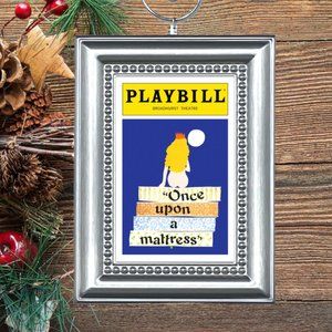 Once Upon‎ A Mattress Broadway Musical Playbill Christmas Tree Ornament